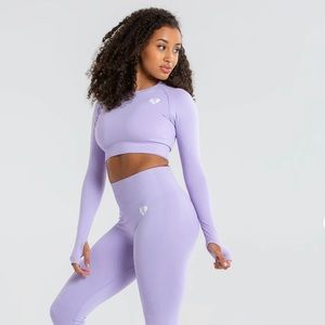 Power Seamless Long Sleeve Crop Top
